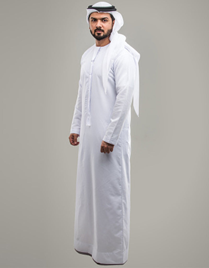 Men's Islamic Long-Sleeved Thobe – Arabic attire