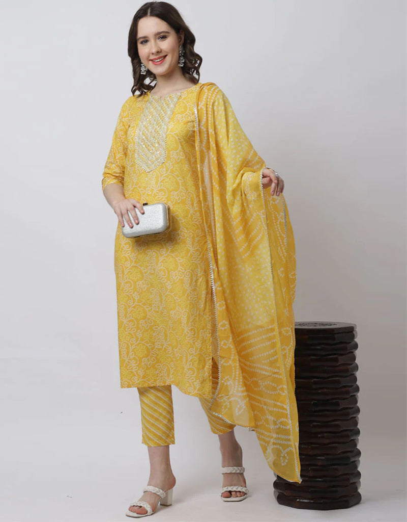 Buy Yellow Salwars & Churidars for Women by ZRI Online