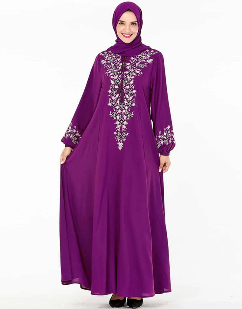Dubai Style Flared Women Abaya – Arabic attire