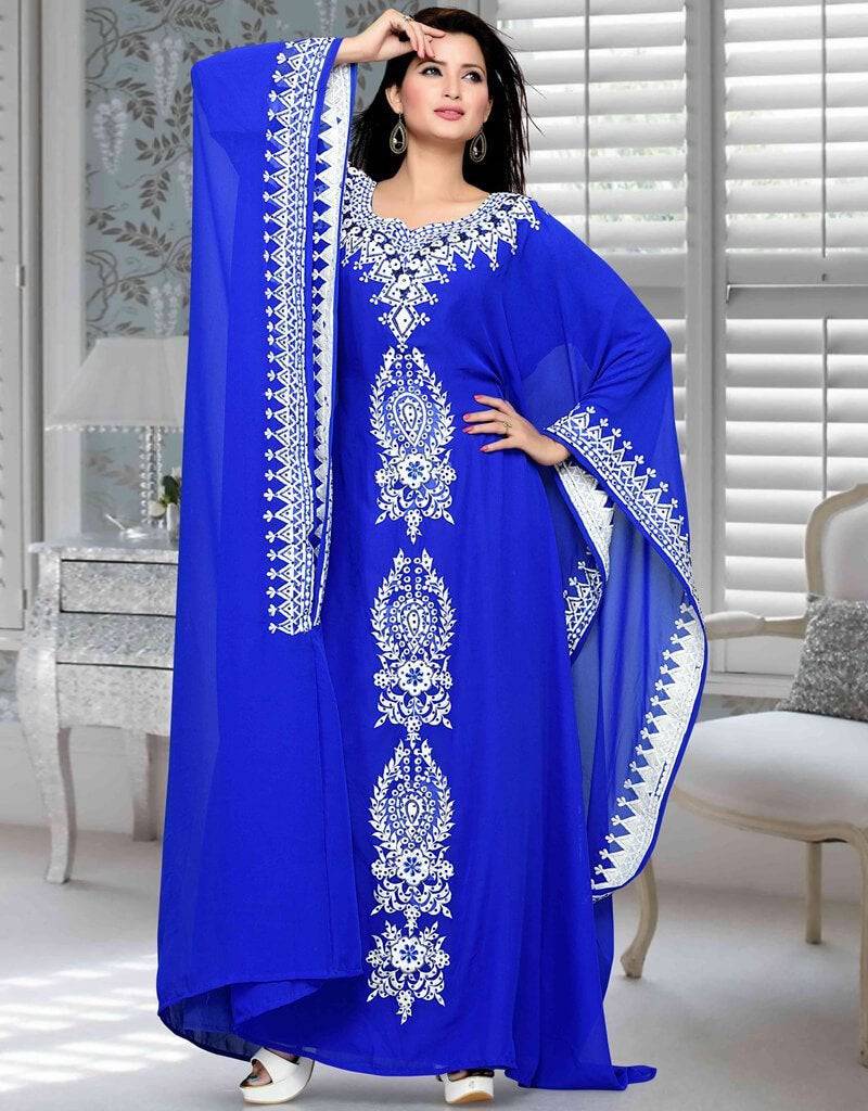 kaftan farasha style Blue Color – Arabic attire