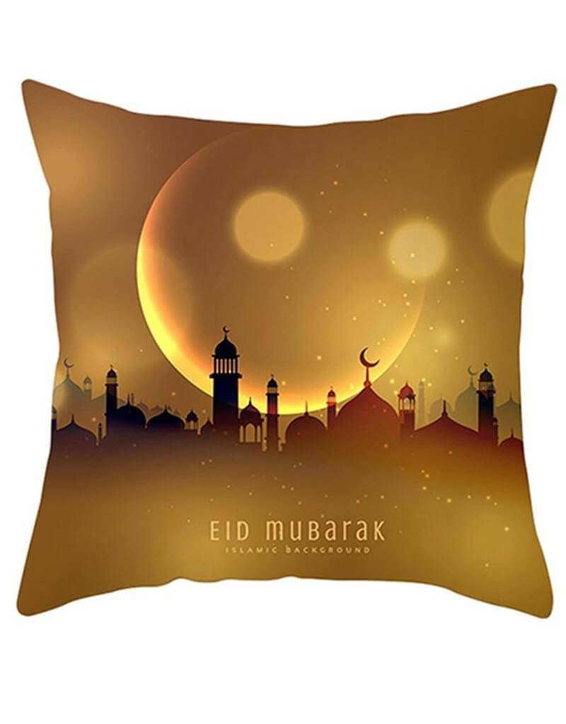 Eid Mubarak Decor Cushion Cover Ramadan Decorations Home Islamic Muslim  Decor Pillow Case Only 45x45cm -sz.12639