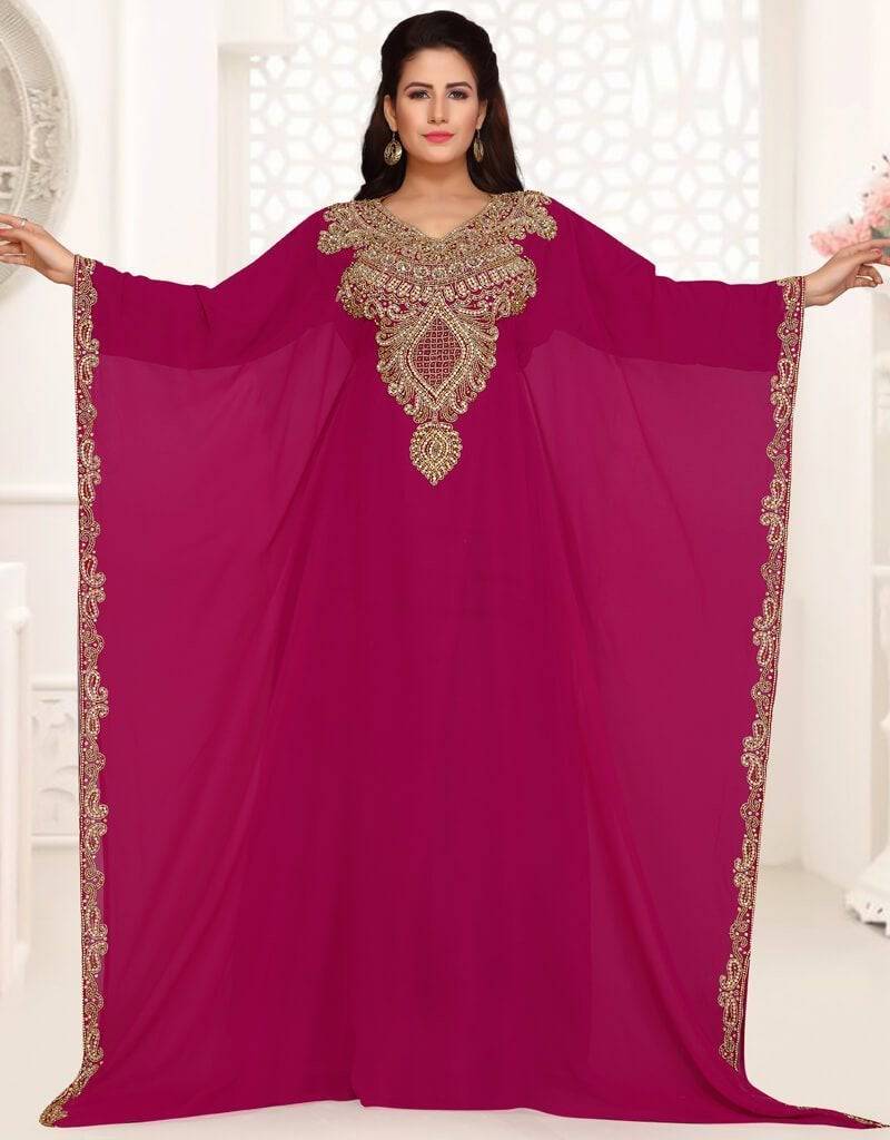 Exclusive farasha dress two side open Copper Embroidered, Farasha Style ...