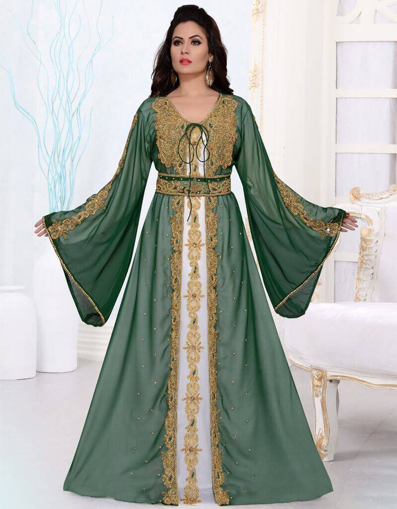 Takchita Moroccan Caftan Wedding Dress Arabicattire Arabic Attire 5301